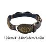 Waist Belt Engraved Buckle for Cowboy Cowgirl with Flower Vintage Belt Hot Girl WaistChain Studded Sexy Oversize Belt