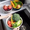 Multifunctional Double-Layer Kitchen Drain Basket Set