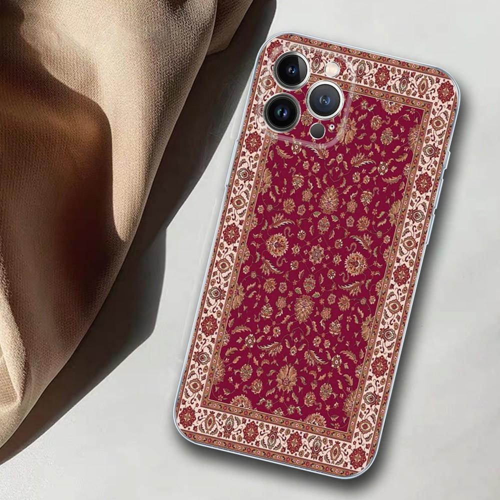 Persian Carpet Phone Case For iPhone 14 11 12 13 Mini Pro XS Max Cover 6 7 8 Plus X XR SE 2020 Funda Shell