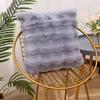 Rabbit Hair Bubble Plush Pillow Sofa Bedroom Headboard Square Pillow Office Waist Backrest with Pillow Core Pillowcase Cushion