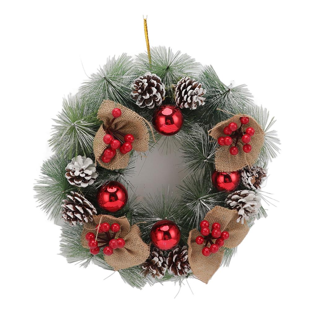 Christmas Garland Vivid Lifelike Pine Needles Christmas Decorative Garland for Front Door Home