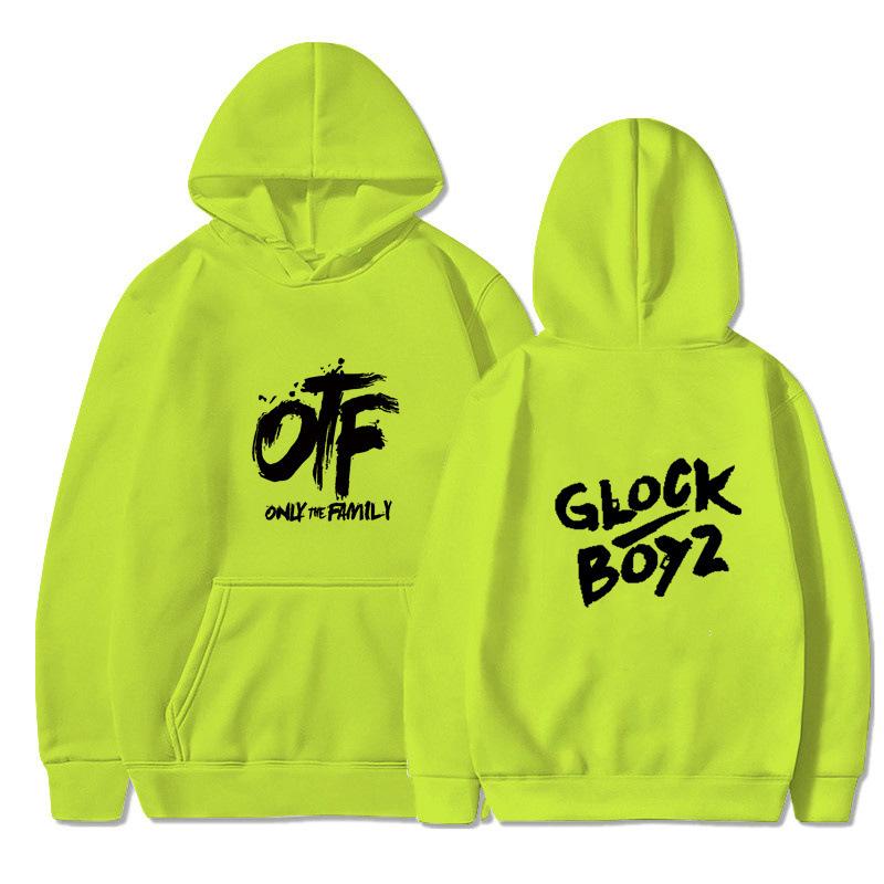 2025 new OTF letter print men's and women's hoodies spring and autumn goth casual comic pattern sweater