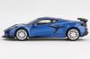 MINI GT Scale Scale Model of the 2023 Chevrolet Corvette Z06 in Elkhart Lake Blue Metallic Finished Model 1/64 (Right-Hand Drive) - MGT00892-R