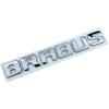 Schwarzes Brabus Schriftzug Logo Emblem für Mercedes G, E, C, S-Klasse