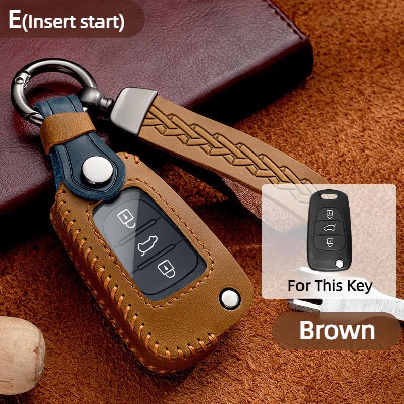 Car Key Shell Fob For Hyundai Elantra Accent I20 I30 Ix35 For Kia Rio 3 Soul Optima Ceed K2K5 Cerato Sportage Car Key Cover Case