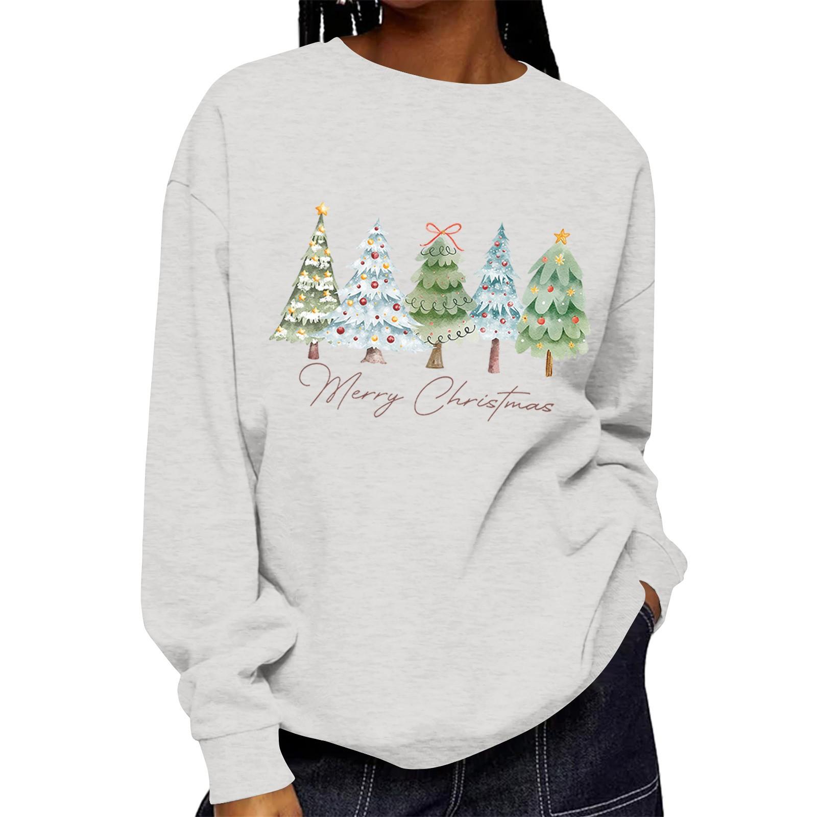 

Женская модная повседневная свободная толстовка с круглым вырезом и длинным рукавом, однотонная L белый