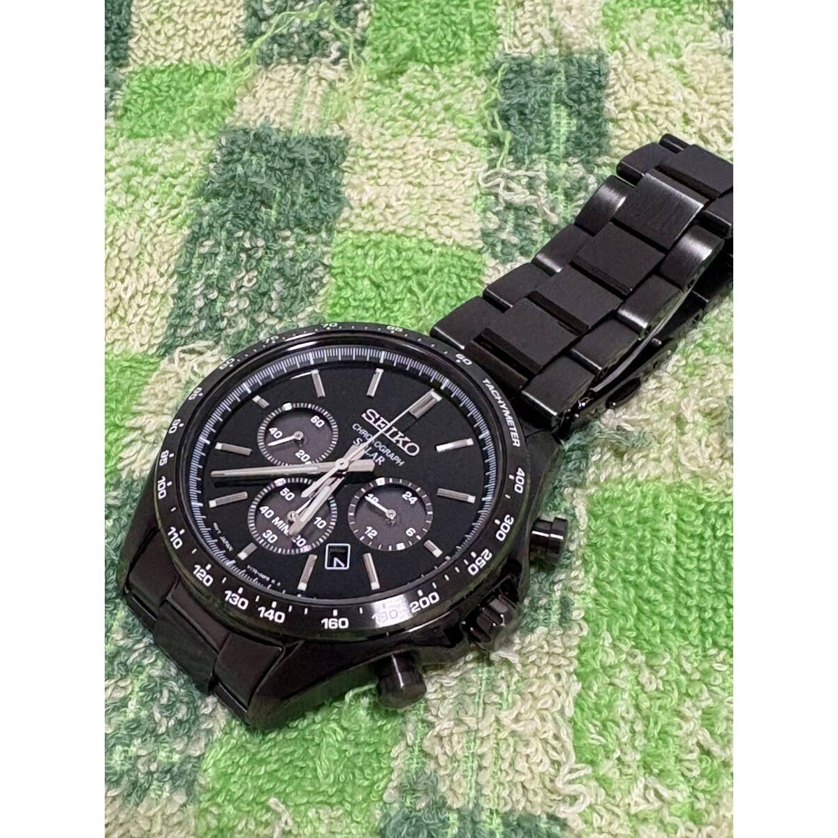 Used Seiko Solar Chronograph SBPY169 Good condition