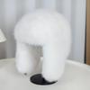Women's Winter Faux Fur Ear Protection Hat - Thick, Windproof, Plush for Skiing