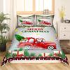 Christmas-themed Down Comforter Set Bedding Set 3-piece Duvet Cover Set