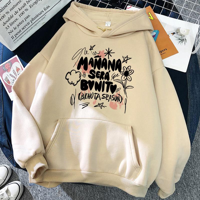 90s Y2k Sweatshirt Woman Hoodie Manana Sera Bonito Bichota Karol G Hoodies Women GraphicTrendy Clothing Streetwear