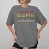 I Paused My Game To Be Here Print T Shirts For Unisex Wounisex Pure Cotton Tee Shirt Clothing