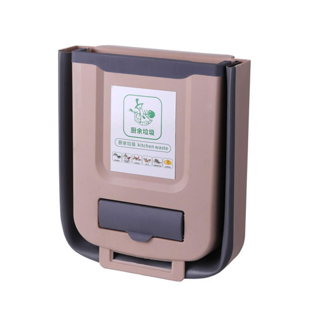 Accesoriu pentru mașină de camping Coș de gunoi pliabil Material PP de mare capacitate ușor de curățat pentru rulotă autocaravană mașină acasă