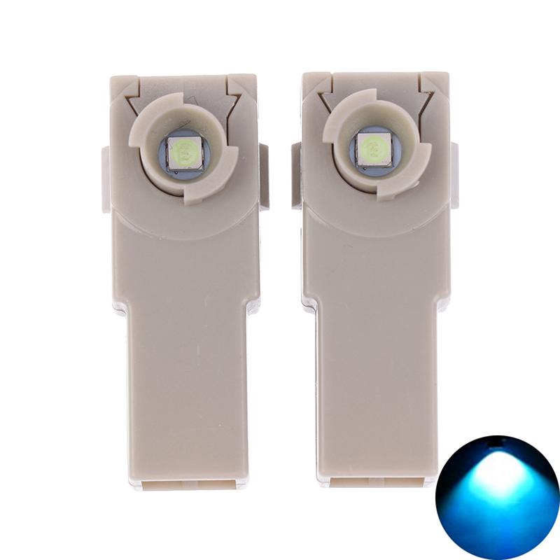 2Pcs Led Footwell Lamp For Toyota Crown 12 13 Reiz Decorative Foot Light Illuminator Connector Accessories