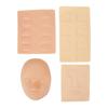 Peau d'entraînement pour tatouage facial permanent simulé 3D en silicone pour débutants
