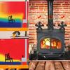 6 Blades Heat Powered Stove FanQuiet Non Electric Fireplace Wood Burner Eco Friendly Design for Efficient Home Heat Distribution