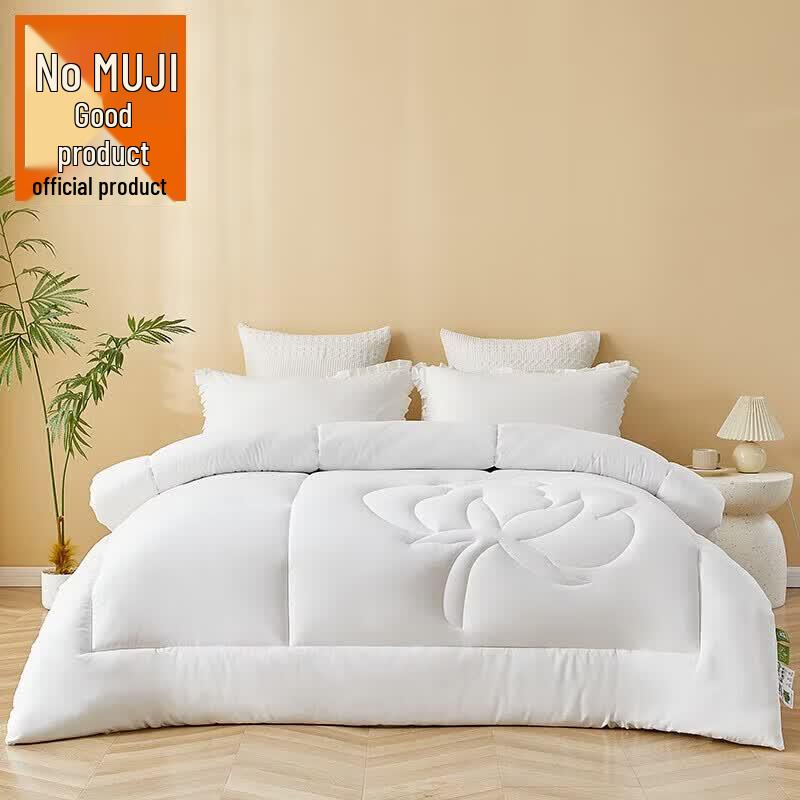 Muji-Style 40-Count Cotton Blend Antibacterial All-Season Quilt