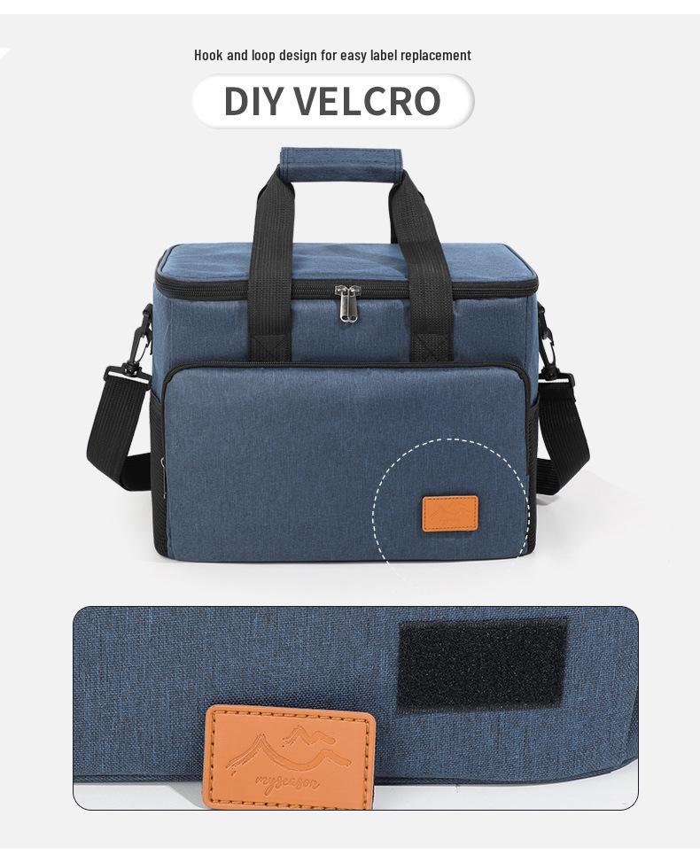 Large Capacity Outdoor Picnic Bag with Fresh-Keeping Ice Pack