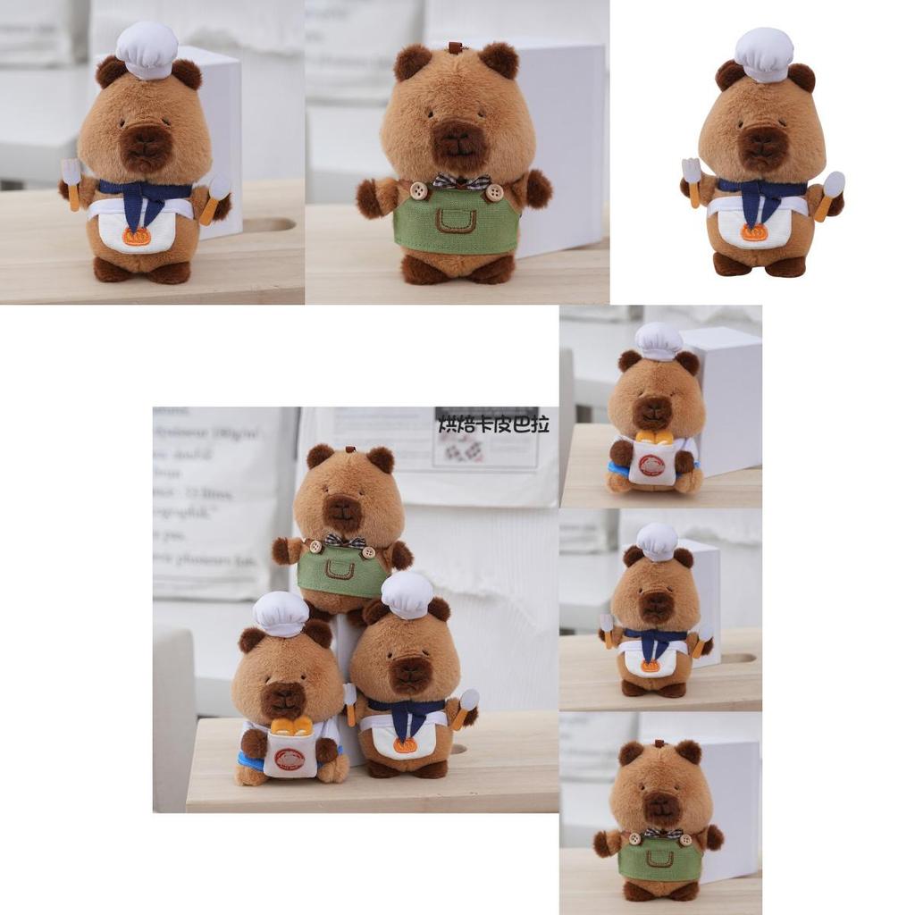 Delightful Capybara Stuffed Animal Keychain With Premium Pp Cotton Filling For Comfort