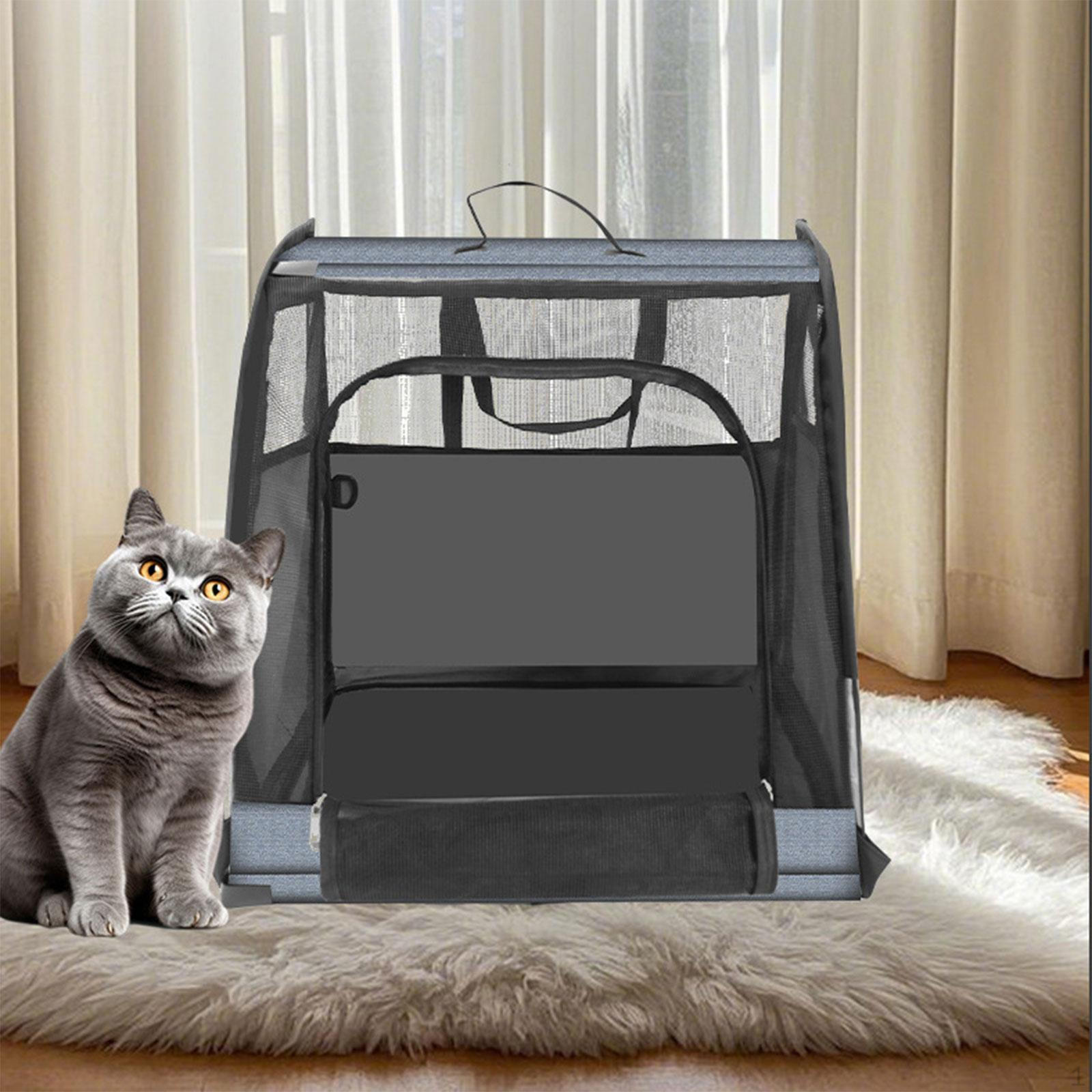 

Аксессуары для автокресел для собак Портативный Просторный Застежка-молния Автокресло Переноска Кровать для улицы Length 50 cm Gray