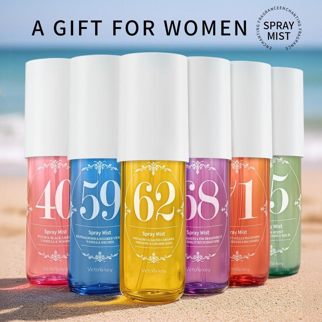 Popular Brazil Alcohol-Free Perfume Spray for Hair, Body & Clothes, 90ml