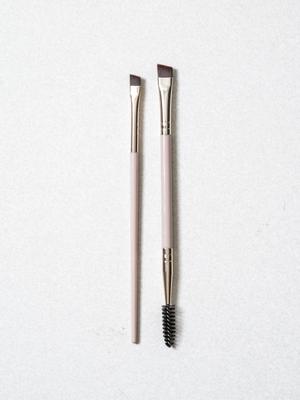 Dual-Ended Eyebrow Brush Set - 2 Pack