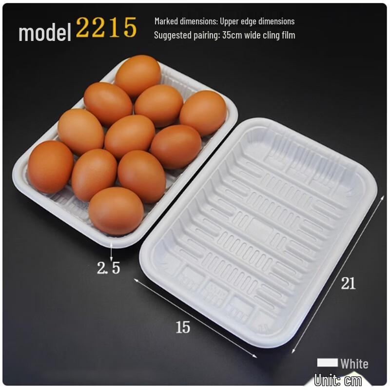 Saint Bailey Disposable Plastic Fresh Food Trays