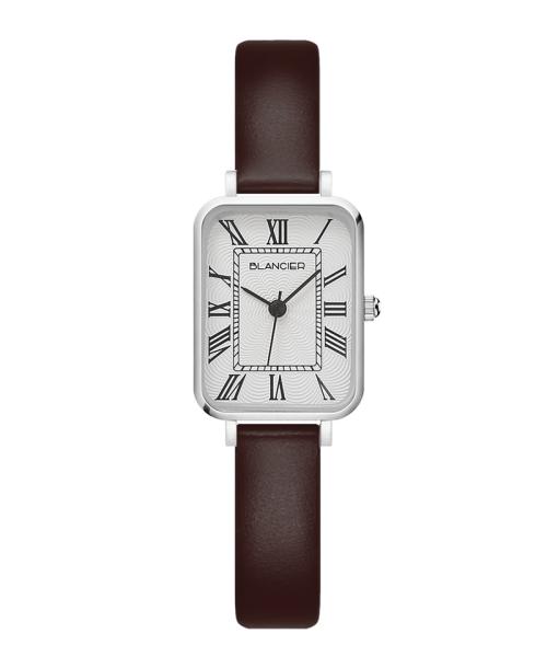 [Blancier] Женские часы Blancier Ellure Roman Square с кожаным ремешком BW0605L-WRBR NONE