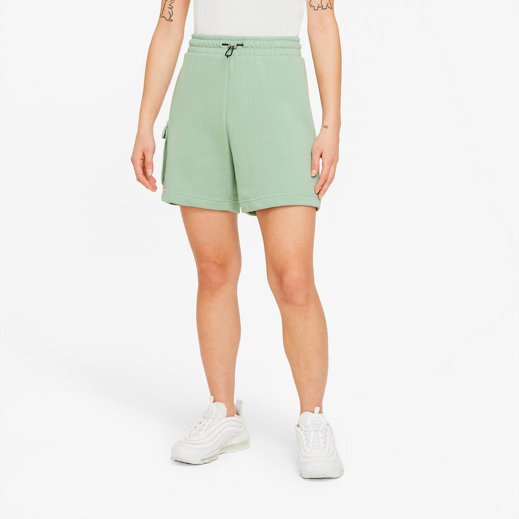 Nike Swoosh Sports Breathable Drawstring Shorts Women Shorts Light-Green DA3488-006
