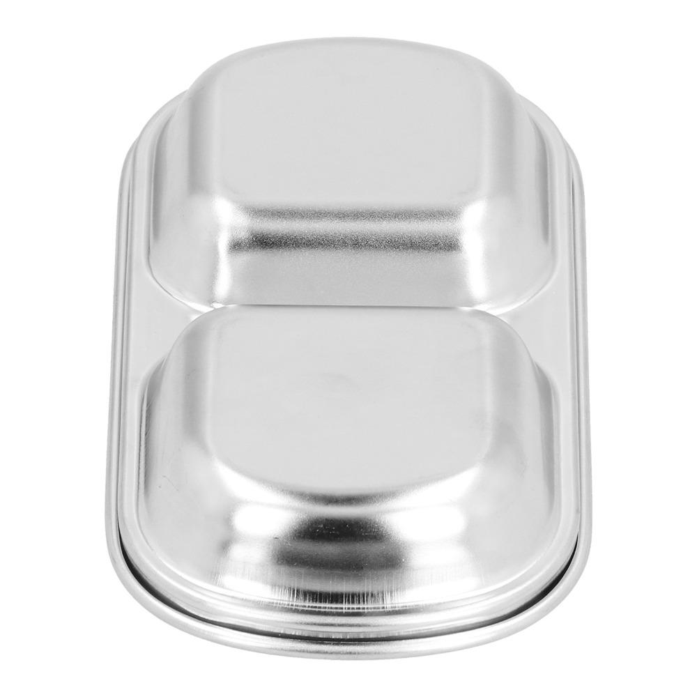 Thickened BBQ Plate 304 Rustless Steel Seasoning Plate Hot Pot Sauce Dish  Hot Pot Dipping Sauce