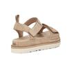 UGG Goldenstar Cow Split Leather Stylish Sandal Women's Gray 1117954-MSSD
