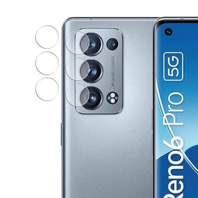 Kameraschutz - E.F.CONNECTION - für OPPO Reno 6 Pro 5G - Gehärtetes Glas - Kratzfest - 2 Stück