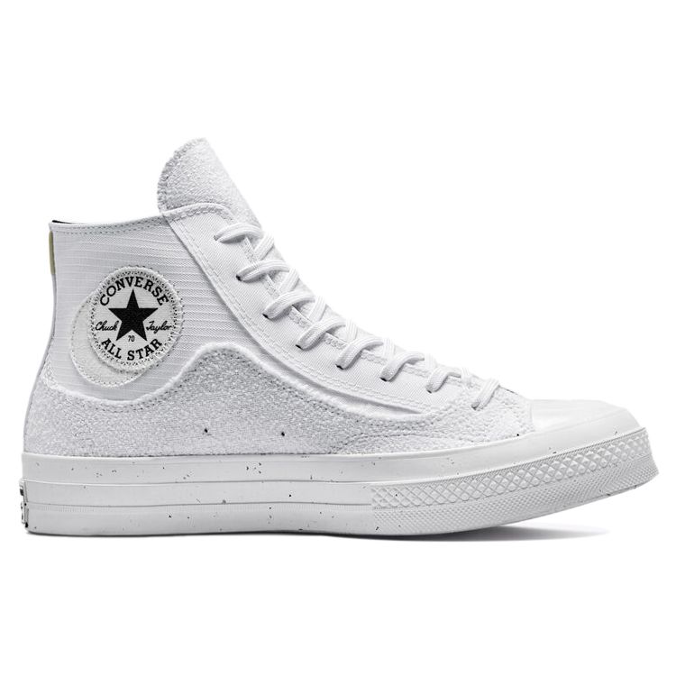 Converse Unisex Chuck 70 Hi All White Renew Eco Friendly Lifestyle Shoes 172358C