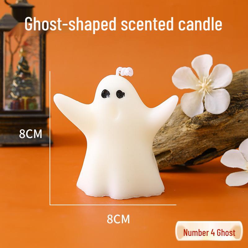 Halloween Little Ghost Scented Candle - Creative Home & Festival Decoration Souvenir