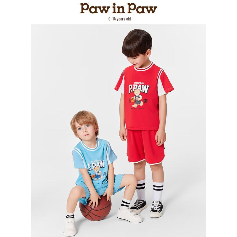 

PawinPaw Boy s Cartoon Bear Two-Piece Sportswear Set L