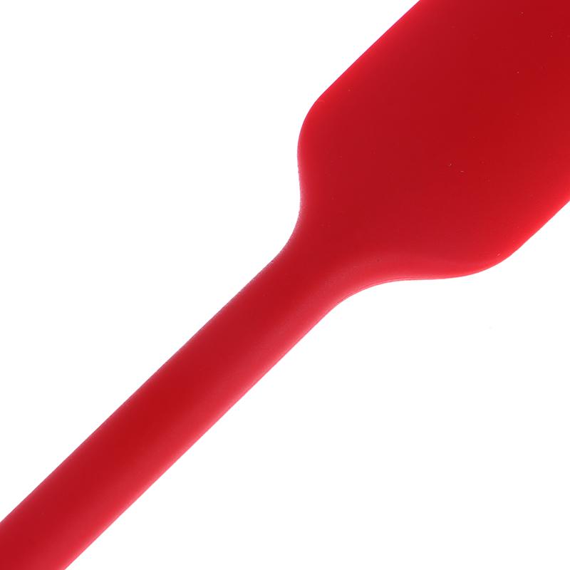 1Pc Long Handle Silicone Spatula Heat Resistant Flexible Non-Stick Slim Spatula Diy Cake Cream Scraper Baking Tool