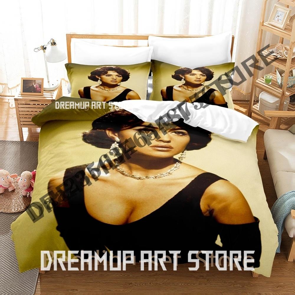 3D Print Monica Belluci Bedding Set Single Twin Full Queen King Size Bed Set Adult Bedroom Duvetcover Sets Anime Bed Sheet Set