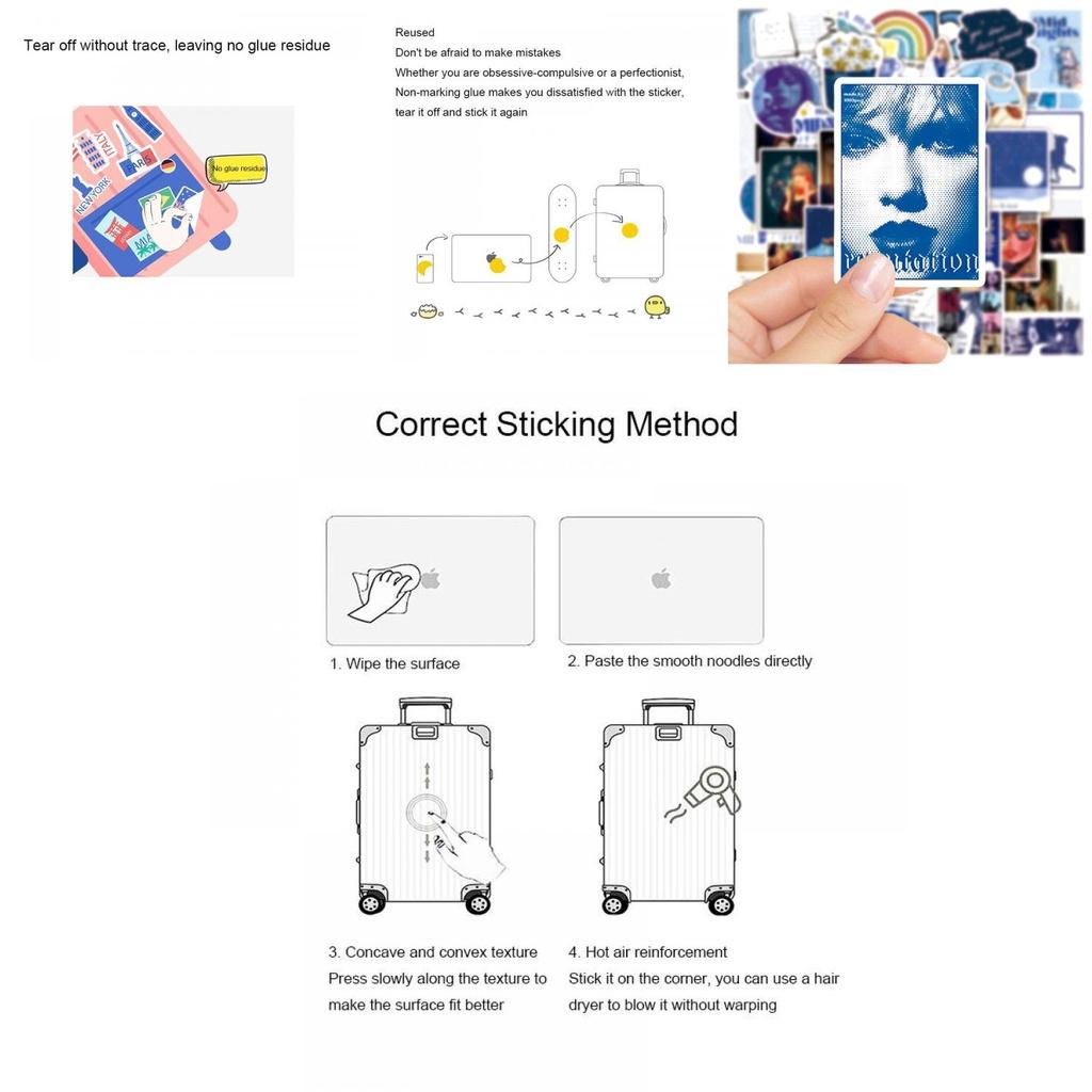 50 Stück Taylor Swift Neues Album Aufkleber Wasserdicht Wiederverwendbar Graffiti Dekor