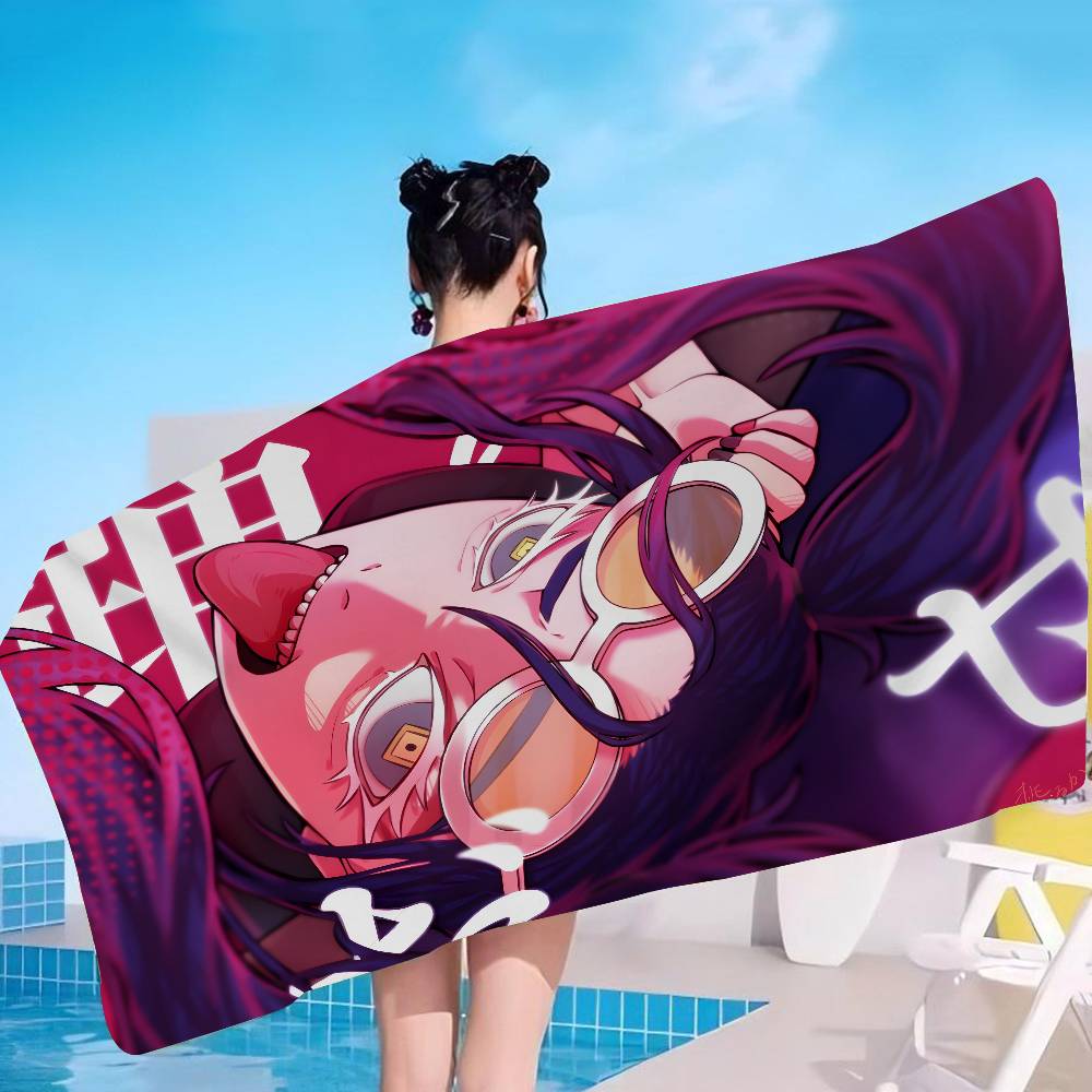 Singer Japaneses Ado Anime Beach Swimming Towel Soft Absorbent Washcloth Children's Gifts For Kids Travel Camping Gym