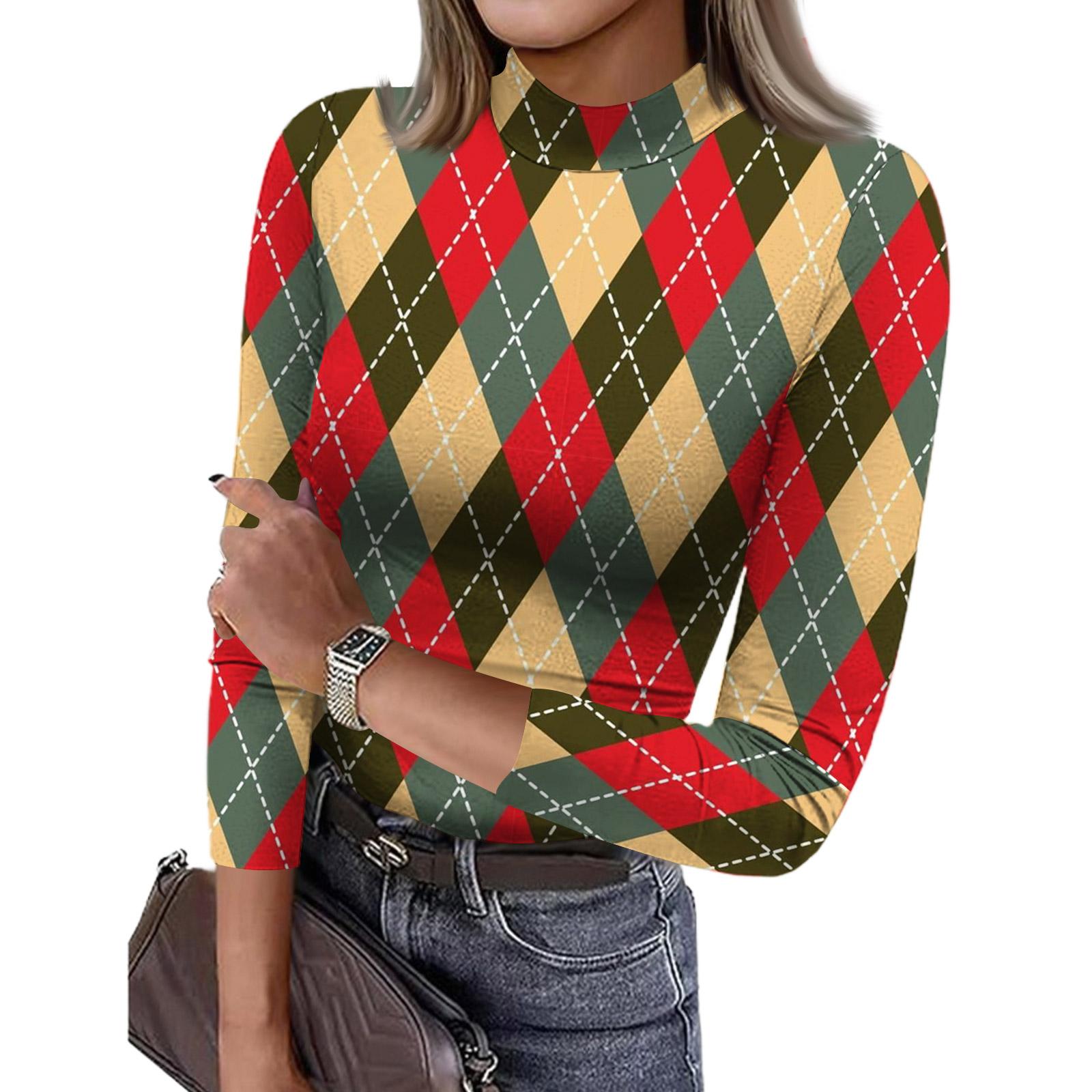 

Женская облегающая футболка, модная повседневная футболка с принтом, пуловер с круглым вырезом и рукавом 3/4 XL арбуз красный