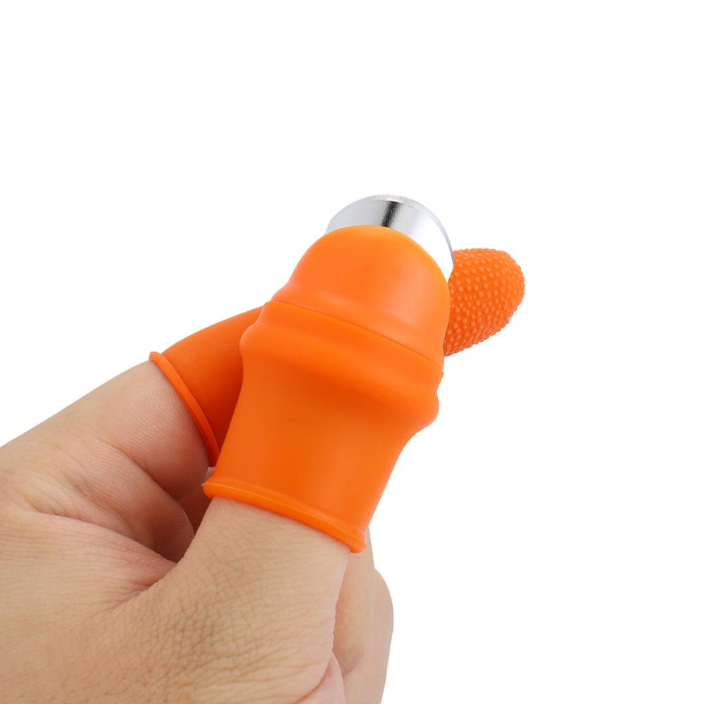 Silicone World 1 Set Silicone Finger Protector With Blade Fruits Vegetable Thumb Knife Finger Guard Kitchen Gadgets Accessories