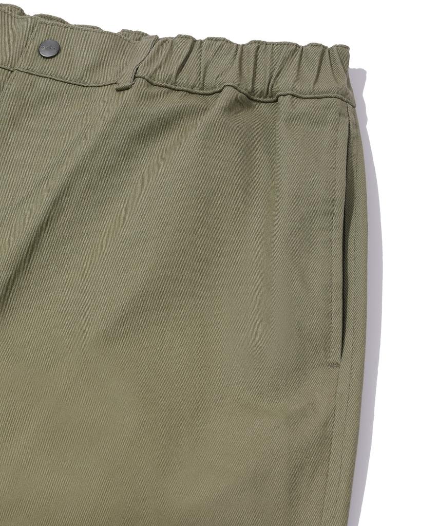 BEENTRILL Easy Cotton Wide Pants (Khaki)