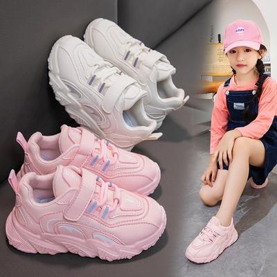 Fashion Cotton Children's Solid Color Sports Shoes Leather Surface Children's Casual Shoes Cotton Shoes