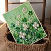 DIY Clover Pearl Art Painting for Home Wall Decor Pearl Gem Paintings Picture Arts Craft for Adults/Beginners Gift Idea Home Decor Without Frame