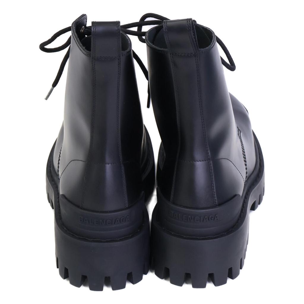 Balenciaga 590974 STRIKE LACE-UP Schnürstiefel Schuhe 38 schwarzGebraucht