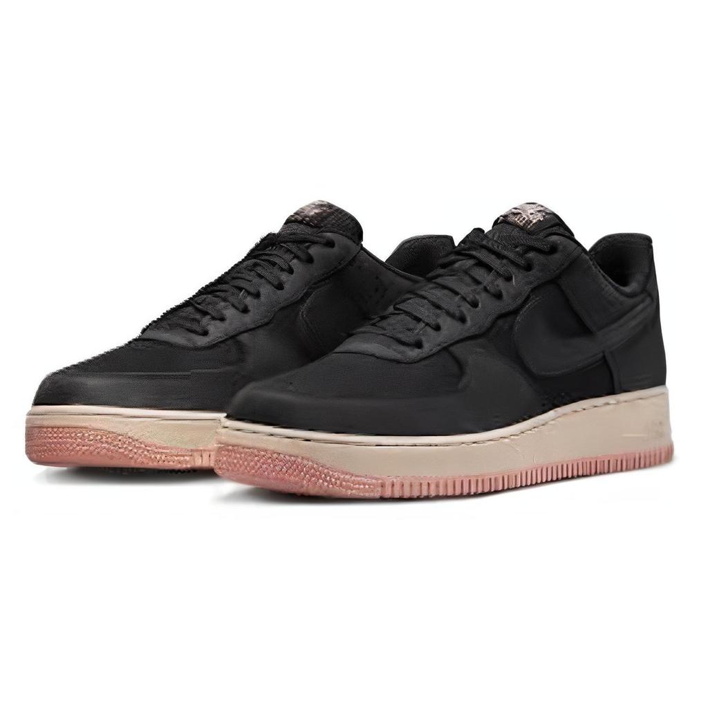 Nike Air Force 1 07 LX Schwarz Rot Stardust Unisex Turnschuhe Sanddrift FB8876-001