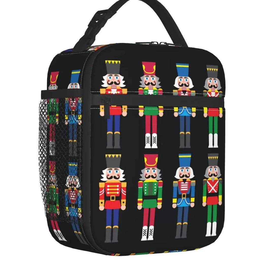 Nutcracker Ballet Dancer Thermal Insulated Lunch Bag Women Resuable Lunch Tote for Outdoor Camping Travel Multifunction Food Box
