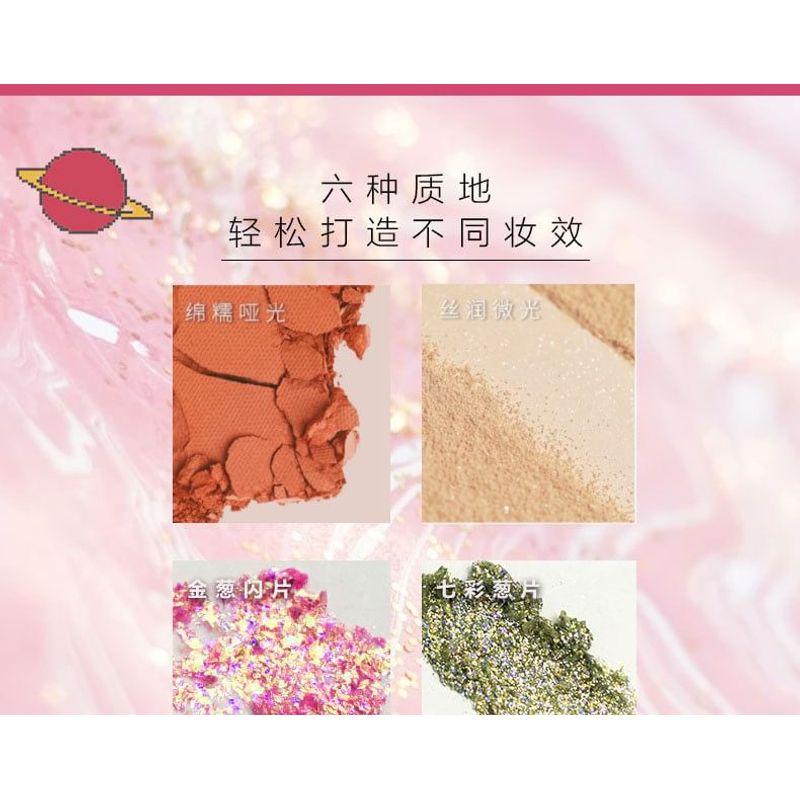 Colourgrid - The Stars 6-färgers ögonskuggspalett - 3 Typer