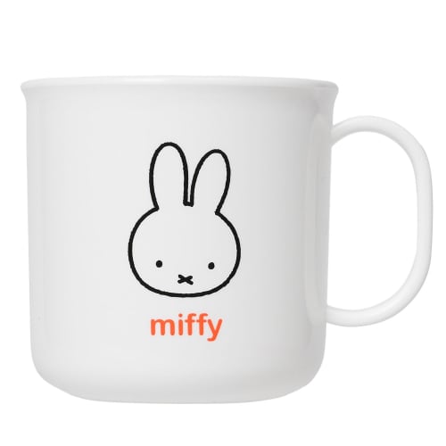 Kutsuwa Miffy Plastic Cup, Miffy Kids Lunch Series, MF812, Made in Japan