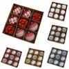 Christmas Party White Christmas Ornament Exquisite Decorations Harmonious Touch Lightweight Foam Shimmering Designs