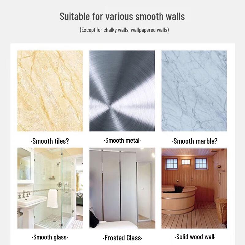 JAJALIN Punch-Free Wall-Mounted Electric Toothbrush Holder